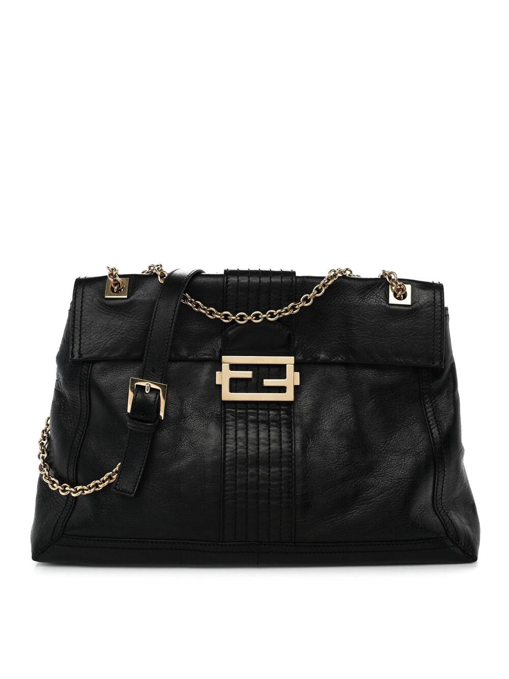 Fendi Vitello Acqua Maxi Baguette #373390F85B